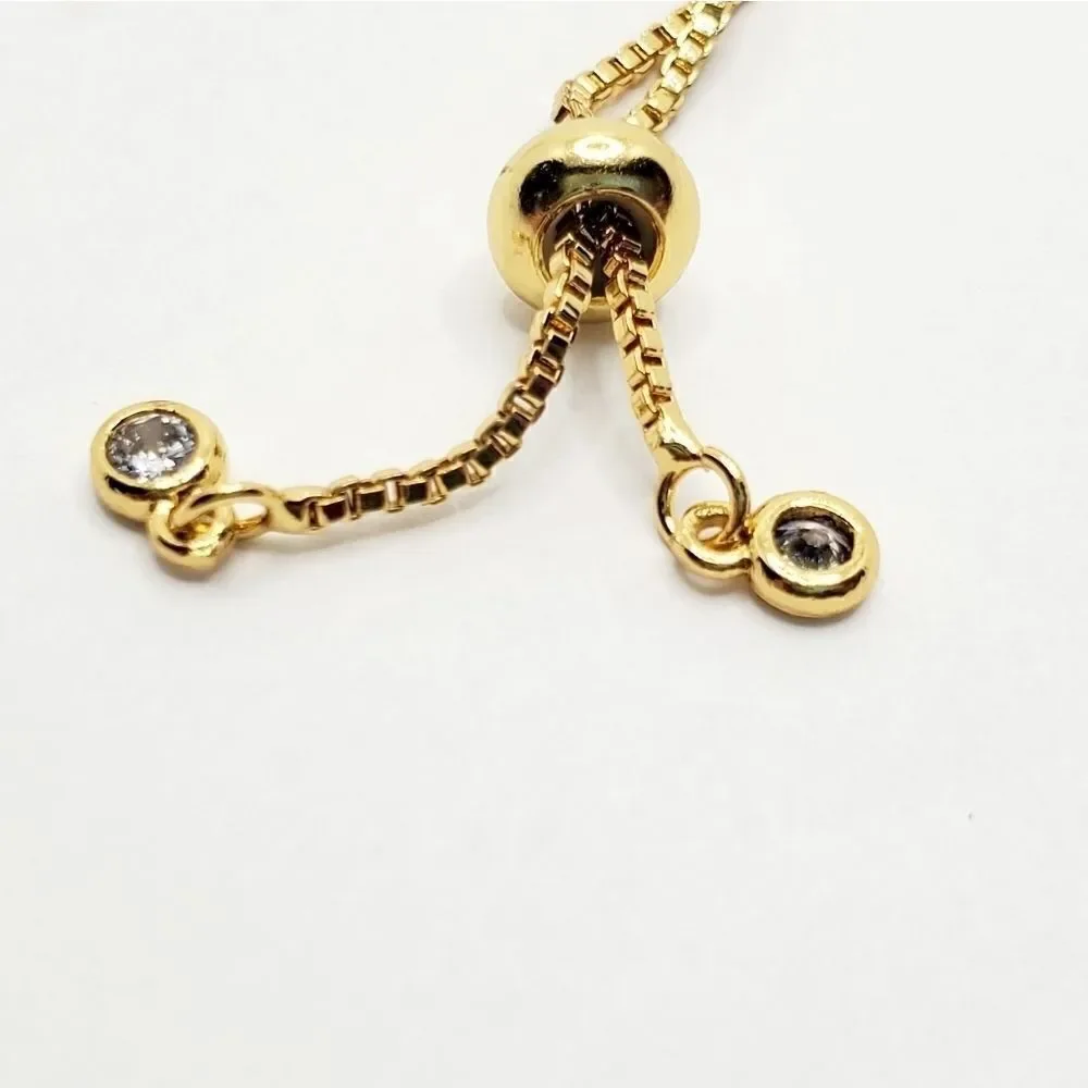 Hand Crafted Evil Eye Adjustable Slider Bracelet